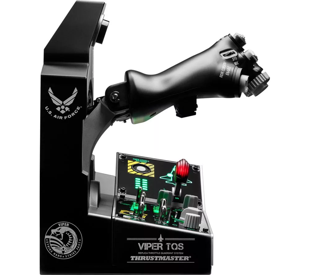 THRUSTMASTER Viper Throttle Quadrant System & Control Panel Mission Pack - Black