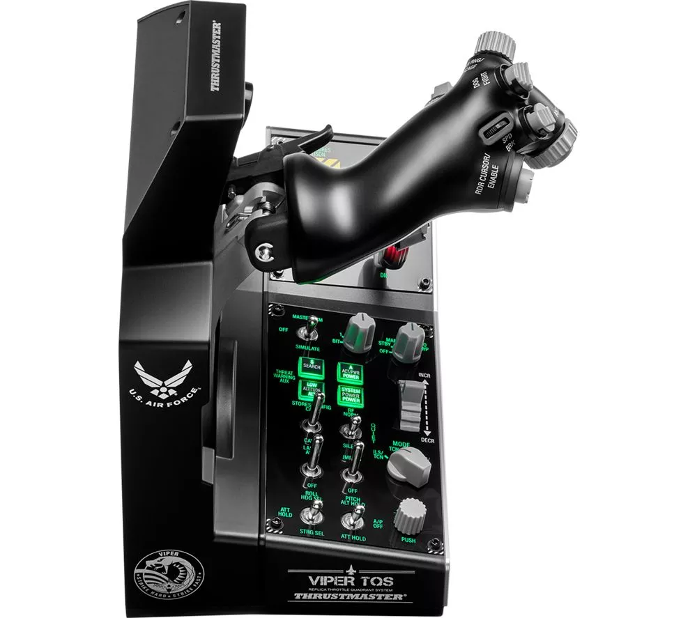 THRUSTMASTER Viper Throttle Quadrant System & Control Panel Mission Pack - Black