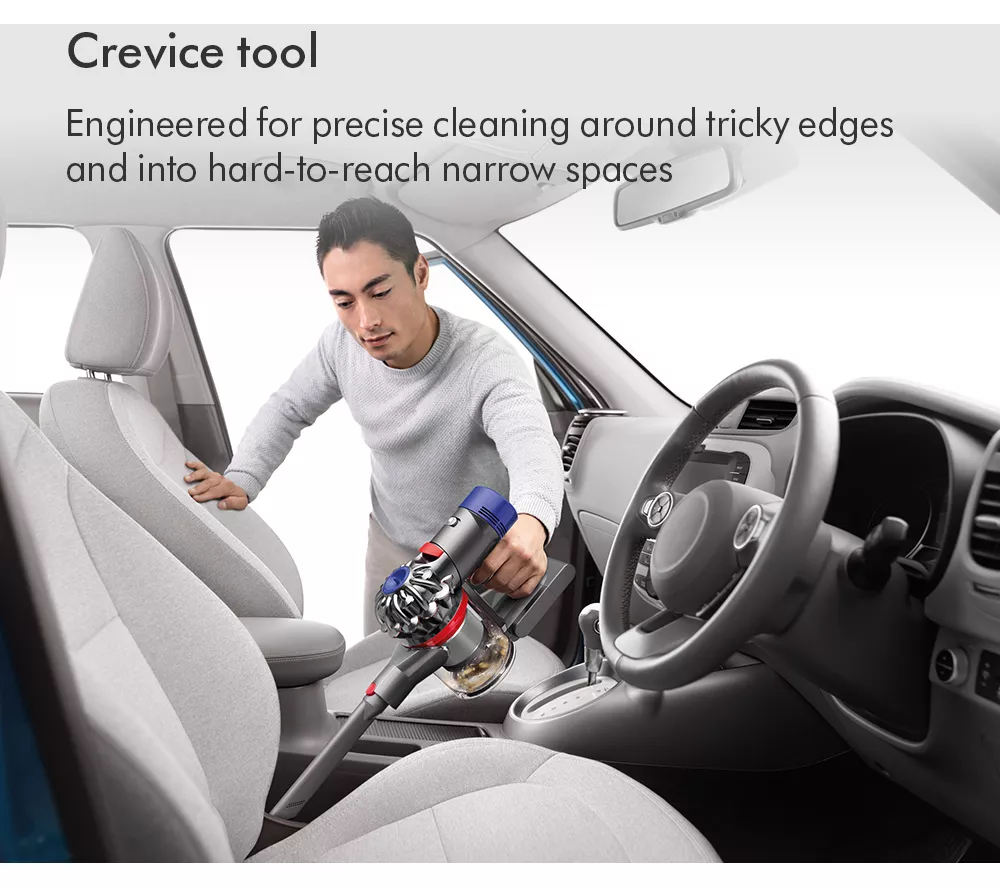 DYSON V8 Absolute Cordless Vacuum Cleaner - Silver Yellow - Image 10