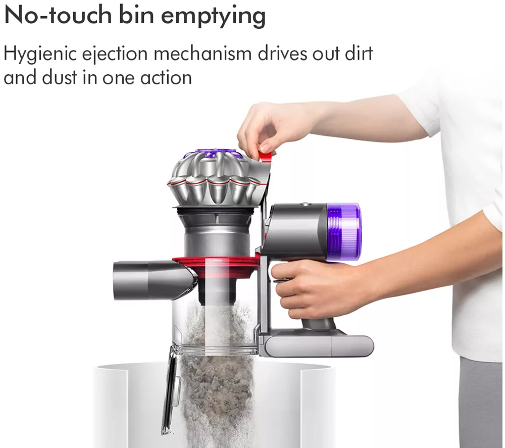 DYSON V8 Absolute Cordless Vacuum Cleaner - Silver Yellow - Image 11