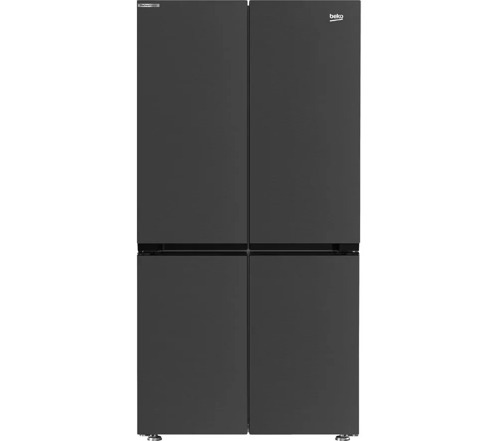 BEKO Pro HarvestFresh GN446224VPZ Fridge Freezer - Black Steel