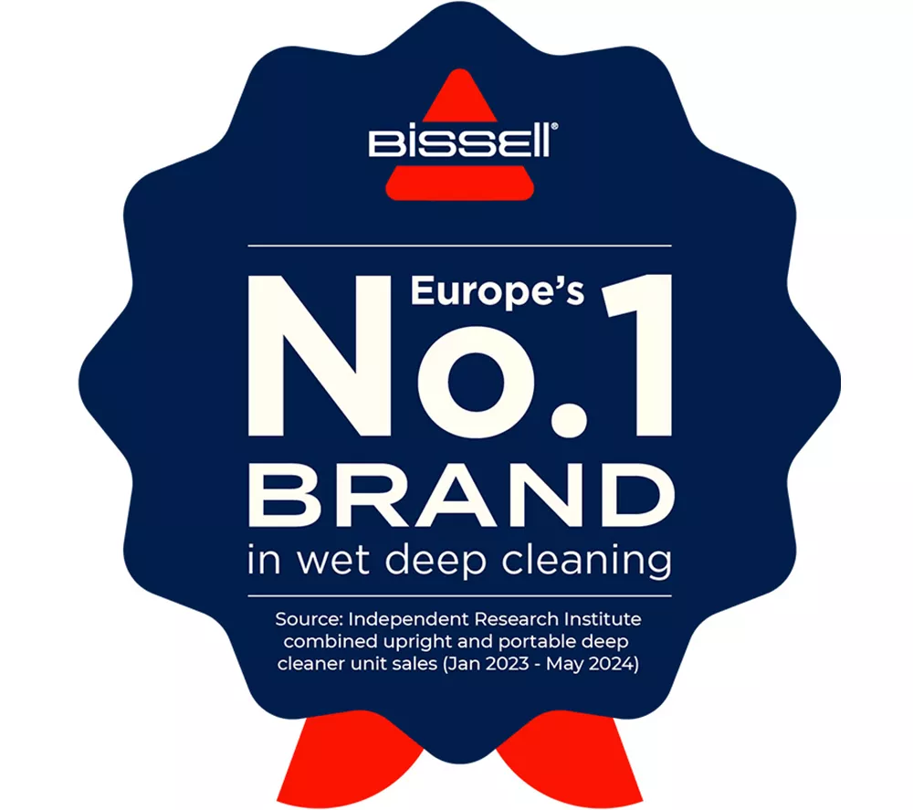 BISSELL Revolution HydroSteam 3670E Upright Carpet Cleaner - Black Titanium & Colbalt Blue