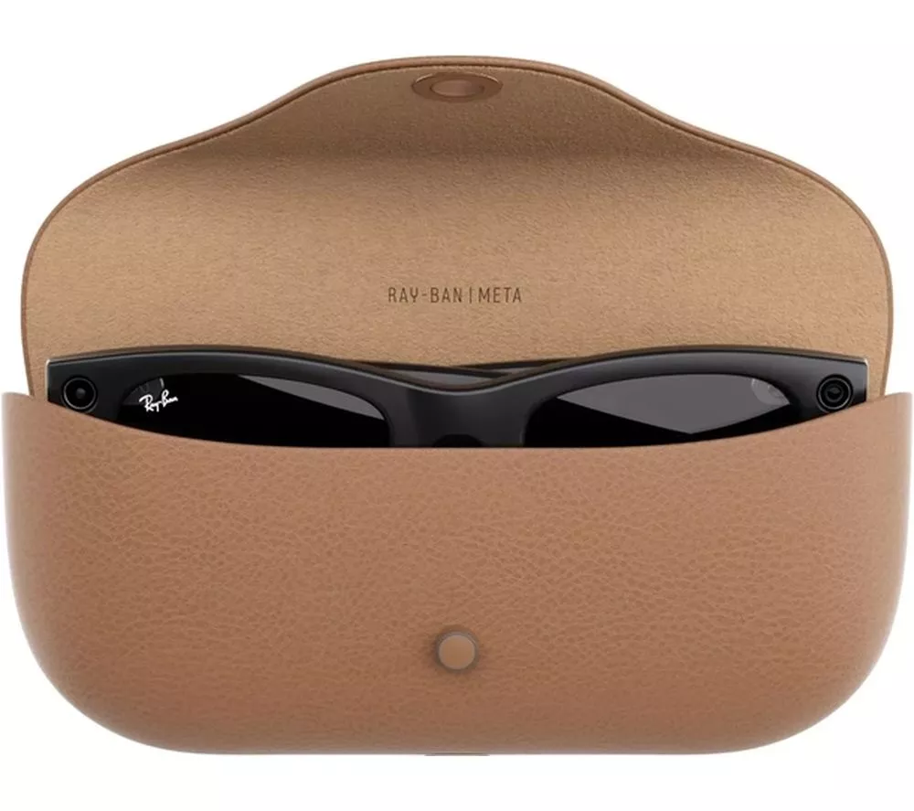 RAY-BAN Meta Headliner (Standard) Smart Glasses - Shiny Black, Polarised G15 Green - Image 12