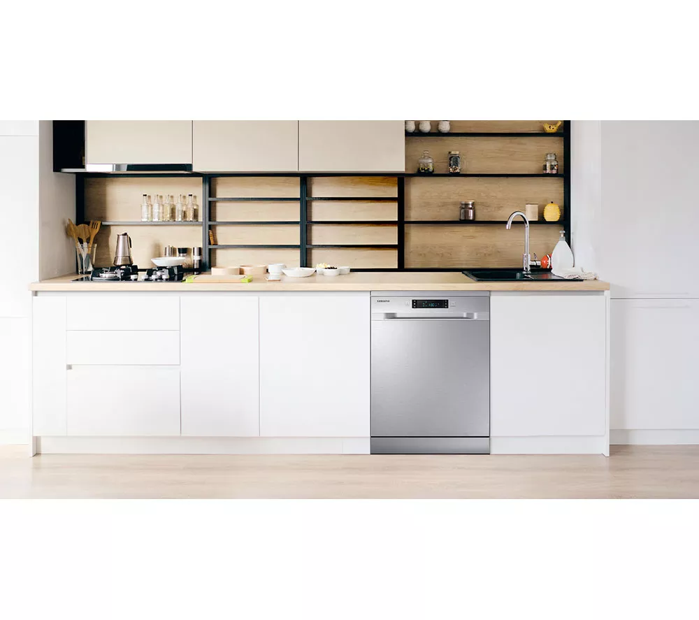 SAMSUNG Series 7 DW60CG550FSREU Full Size Dishwasher - Stainless Steel