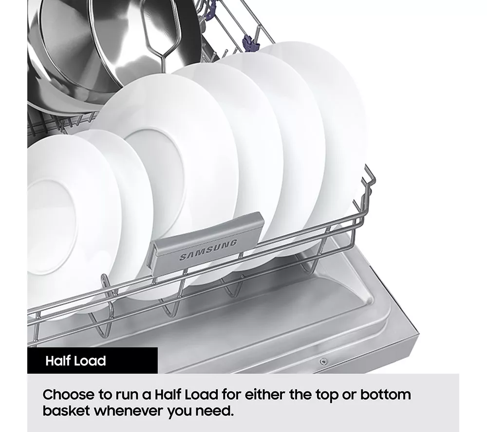 SAMSUNG Series 7 DW60CG550FSREU Full Size Dishwasher - Stainless Steel