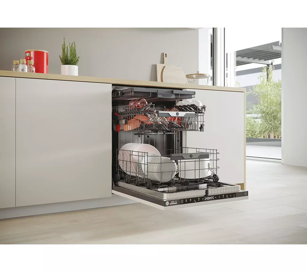 HOOVER HI 6B2S3PSTA-80 Full Size Fully Integrated WiFi-enabled Dishwasher