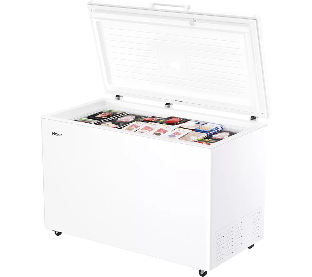 HAIER Series 7 HCE420EK Chest Freezer - White