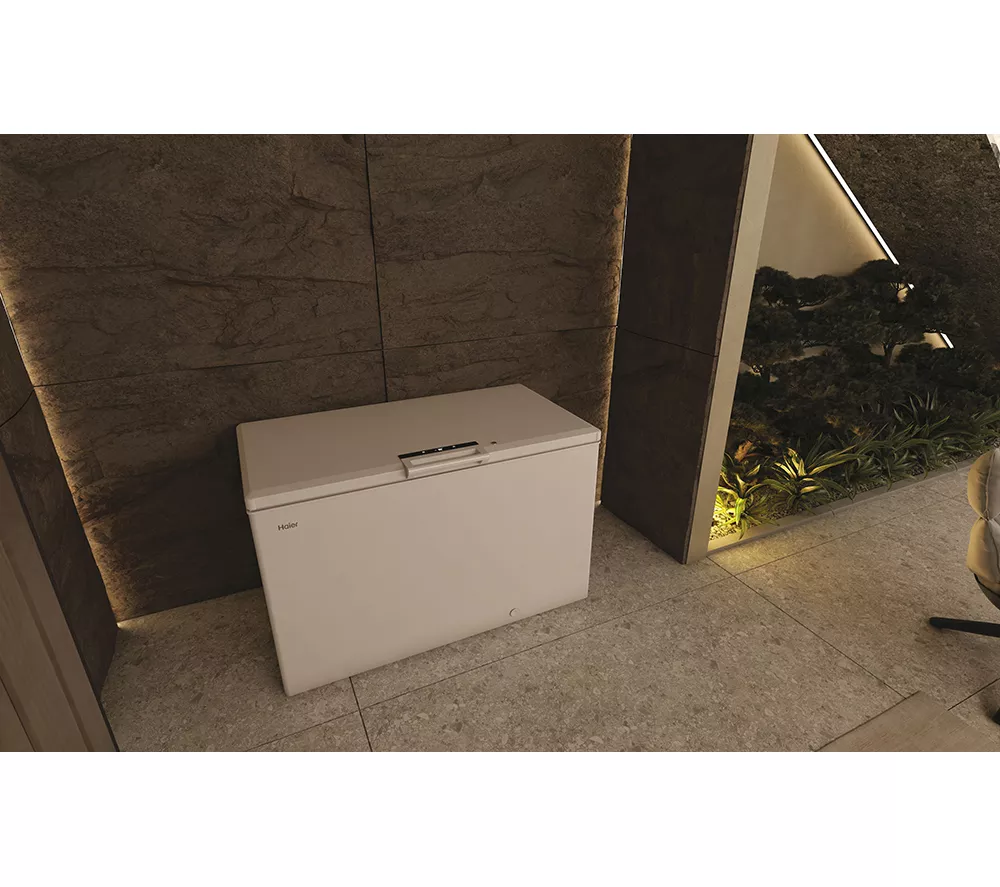 HAIER Series 7 HCE420EK Chest Freezer - White