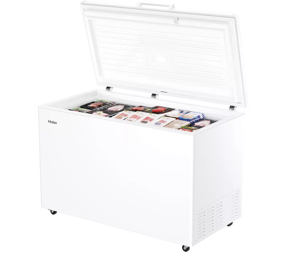 HAIER Series 7 HCE420EK Chest Freezer - White