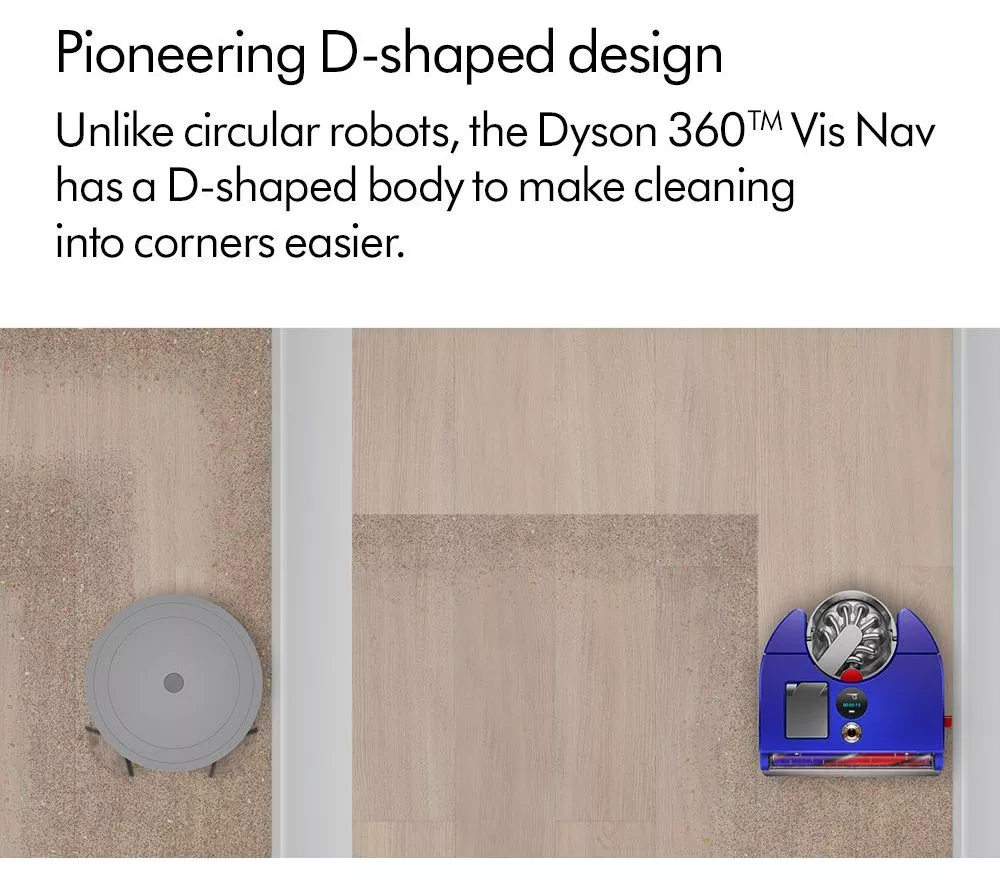 DYSON 360 Vis Nav Robot Vacuum Cleaner - Blue & Nickel - Image 4