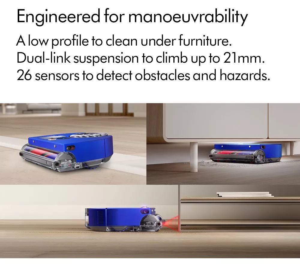 DYSON 360 Vis Nav Robot Vacuum Cleaner - Blue & Nickel - Image 6