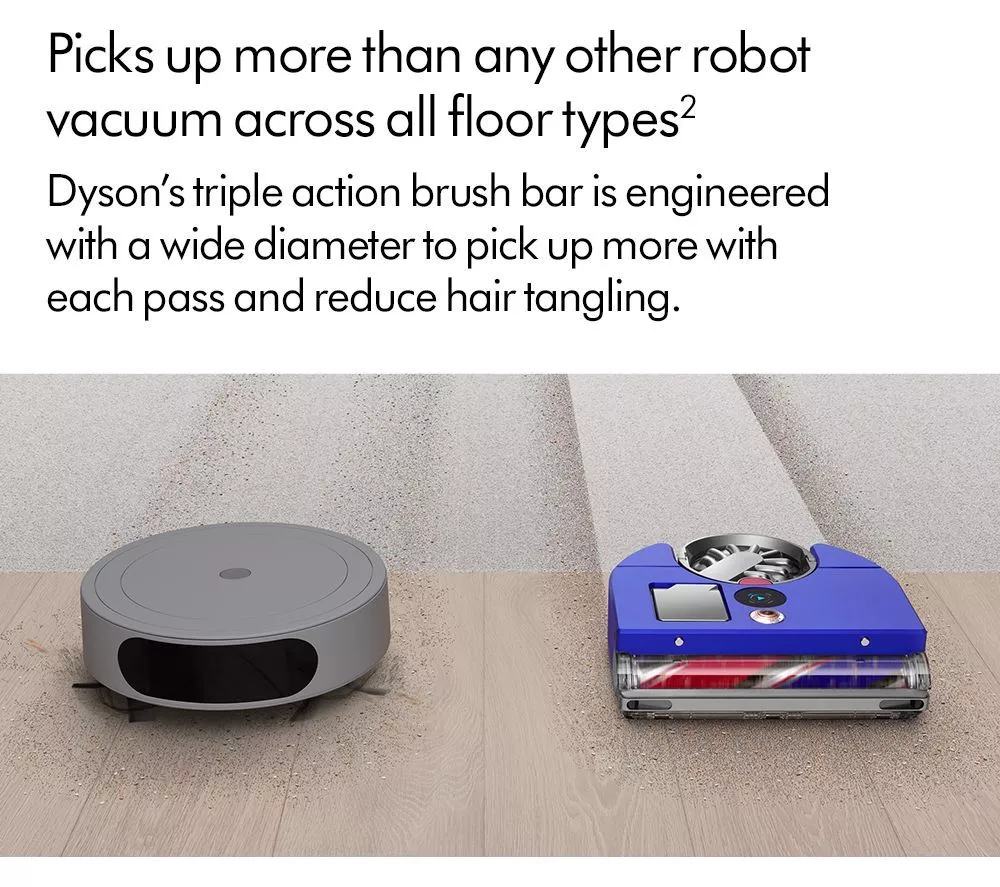 DYSON 360 Vis Nav Robot Vacuum Cleaner - Blue & Nickel - Image 16