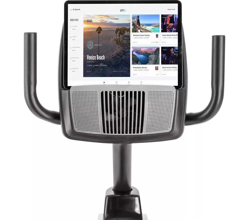 PROFORM 325 CSX Smart Bluetooth Recumbent Exercise Bike - Silver & Black