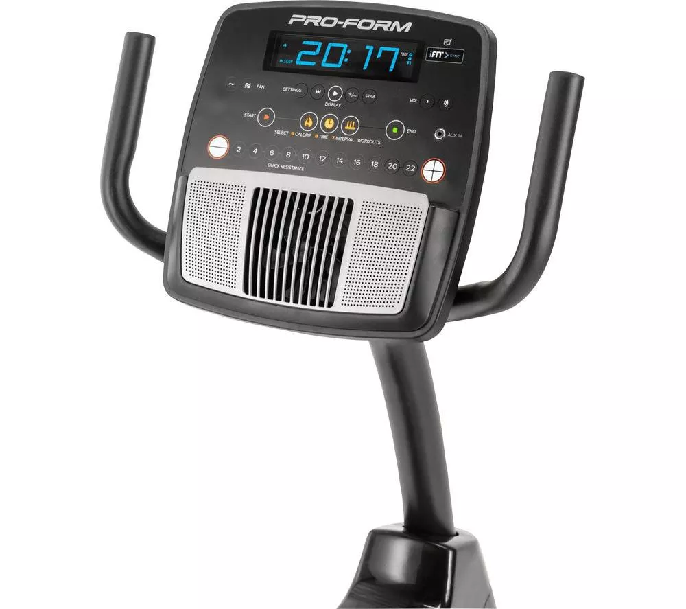 PROFORM 325 CSX Smart Bluetooth Recumbent Exercise Bike - Silver & Black