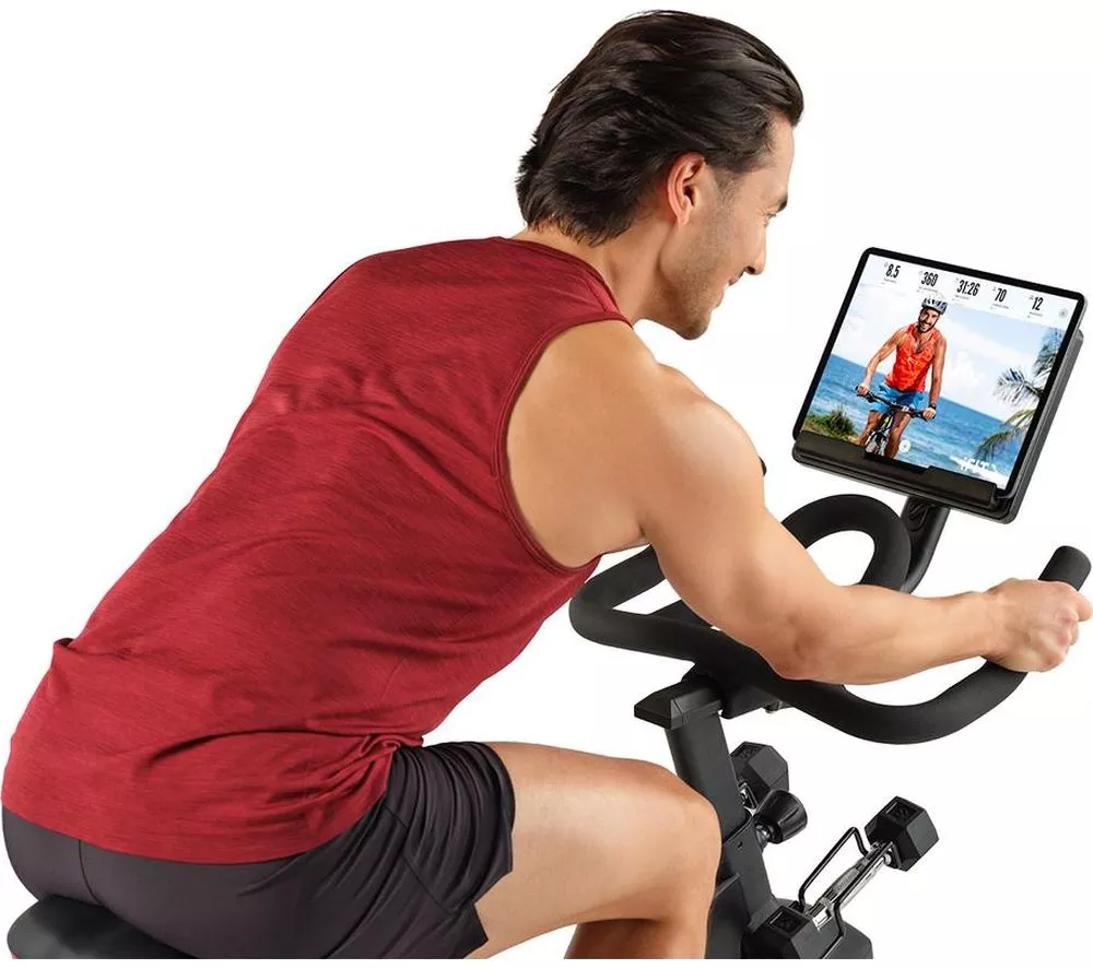PROFORM Pro Trainer 500 Smart Bluetooth Exercise Bike - Black & Red - Image 3