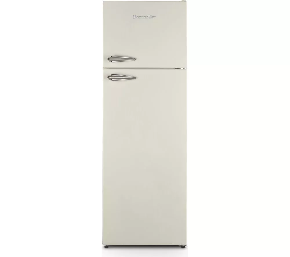 MONTPELLIER Retro MAB346EC 80/20 Fridge Freezer - Cream