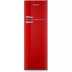 MONTPELLIER Retro MAB346ER 80/20 Fridge Freezer - Red