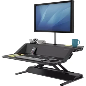 FELLOWES Lotus Sit-Stand Workstation - Black