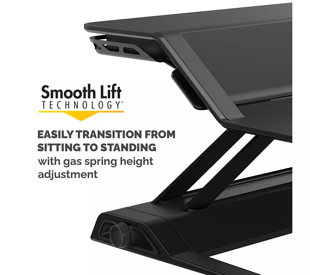FELLOWES Lotus Sit-Stand Workstation - Black
