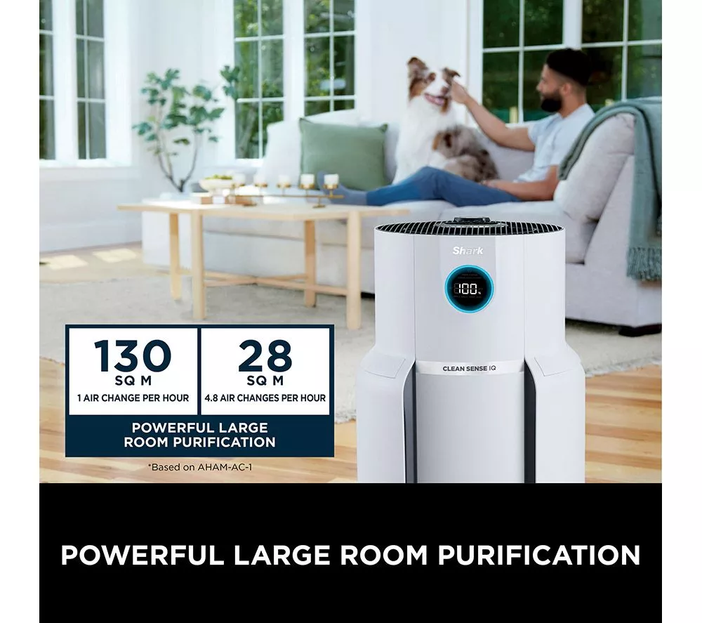 SHARK NeverChange5 MAX HP300UK Air Purifier - White