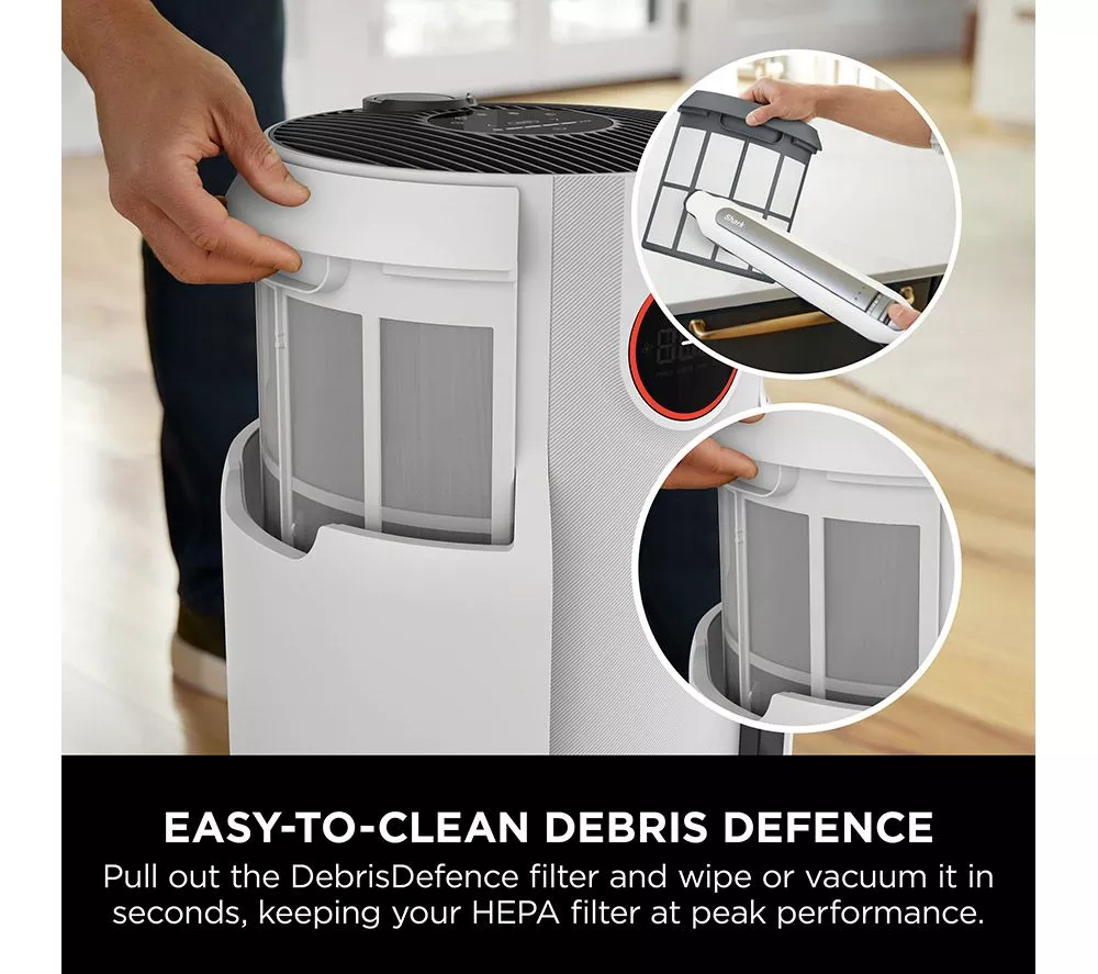 SHARK NeverChange5 MAX HP300UK Air Purifier - White