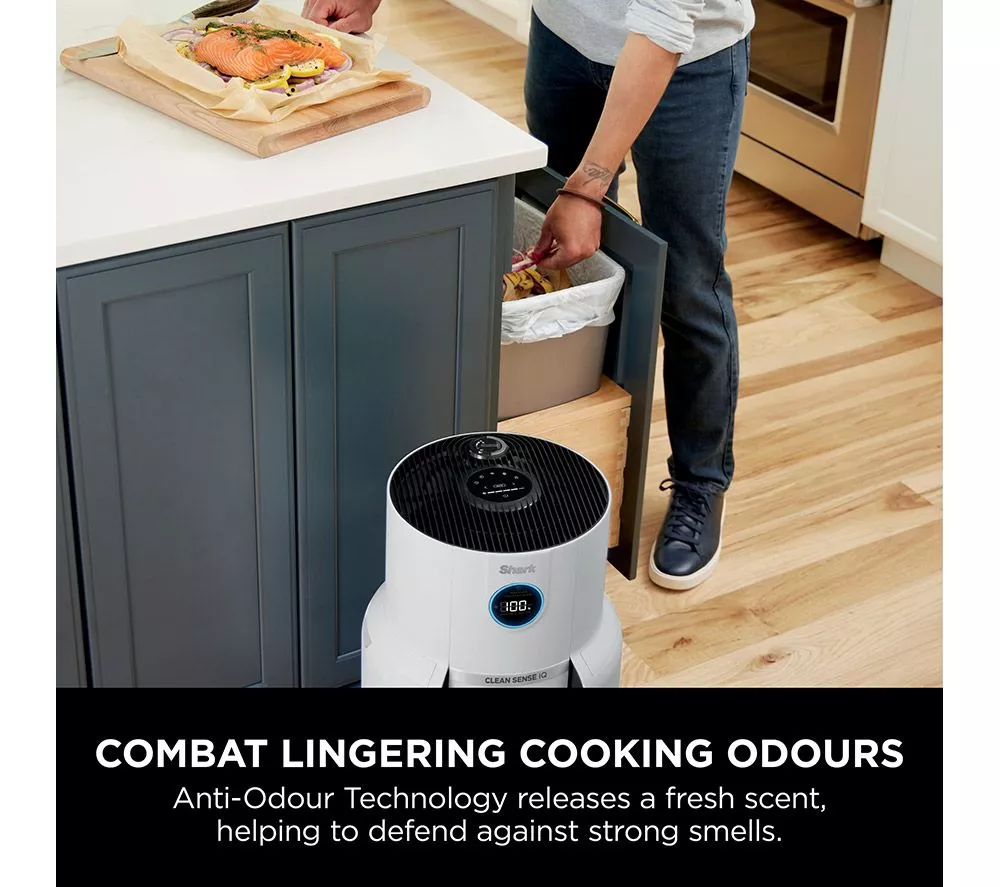 SHARK NeverChange5 MAX HP300UK Air Purifier - White