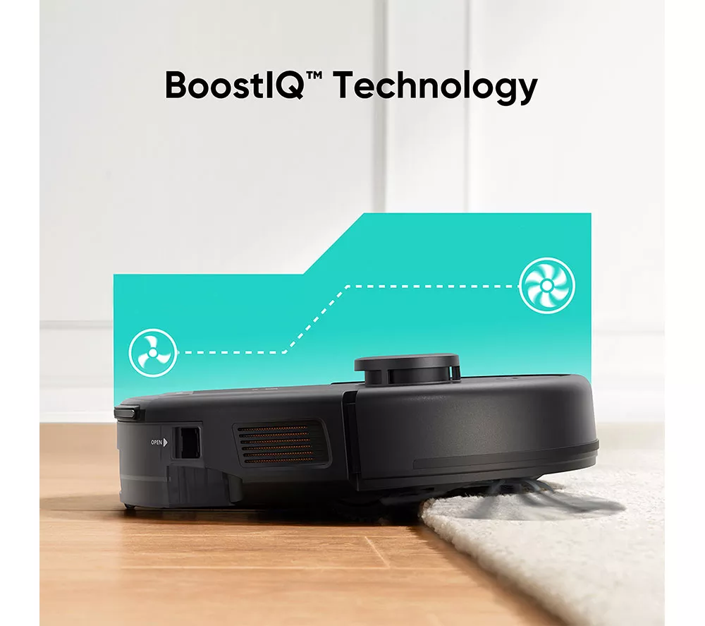 EUFY L60 Hybrid Robot Vacuum Cleaner & Mop with Self-Empty Station - Black