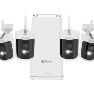 SWANN AllSecure650 8-channel Quad HD NVR Security System - 1 TB SD card, 4 Cameras