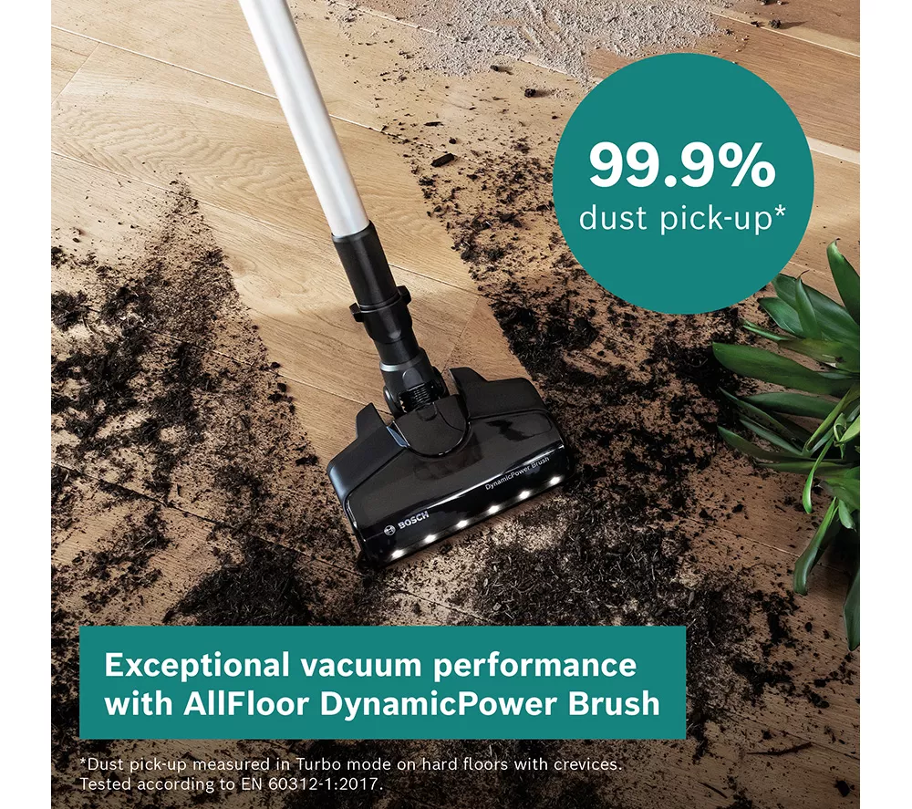 BOSCH Unlimited 7 Aqua BCS71HYGGB 2-in-1 Cordless Vacuum Cleaner - White & Turquoise - Image 4