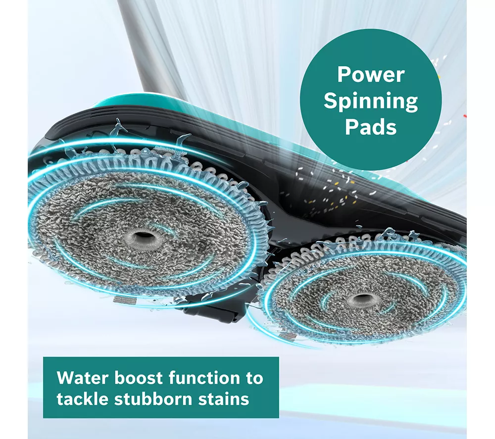 BOSCH Unlimited 7 Aqua BCS71HYGGB 2-in-1 Cordless Vacuum Cleaner - White & Turquoise - Image 8