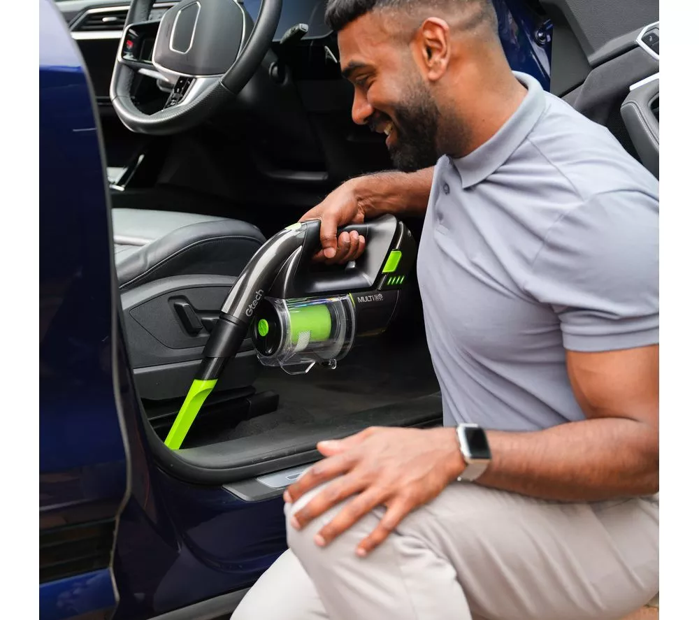 GTECH AirRAM 2 K9 Cordless Vacuum Cleaner & Multi K9 Handheld Vacuum Cleaner Bundle - Black & Green - Image 4