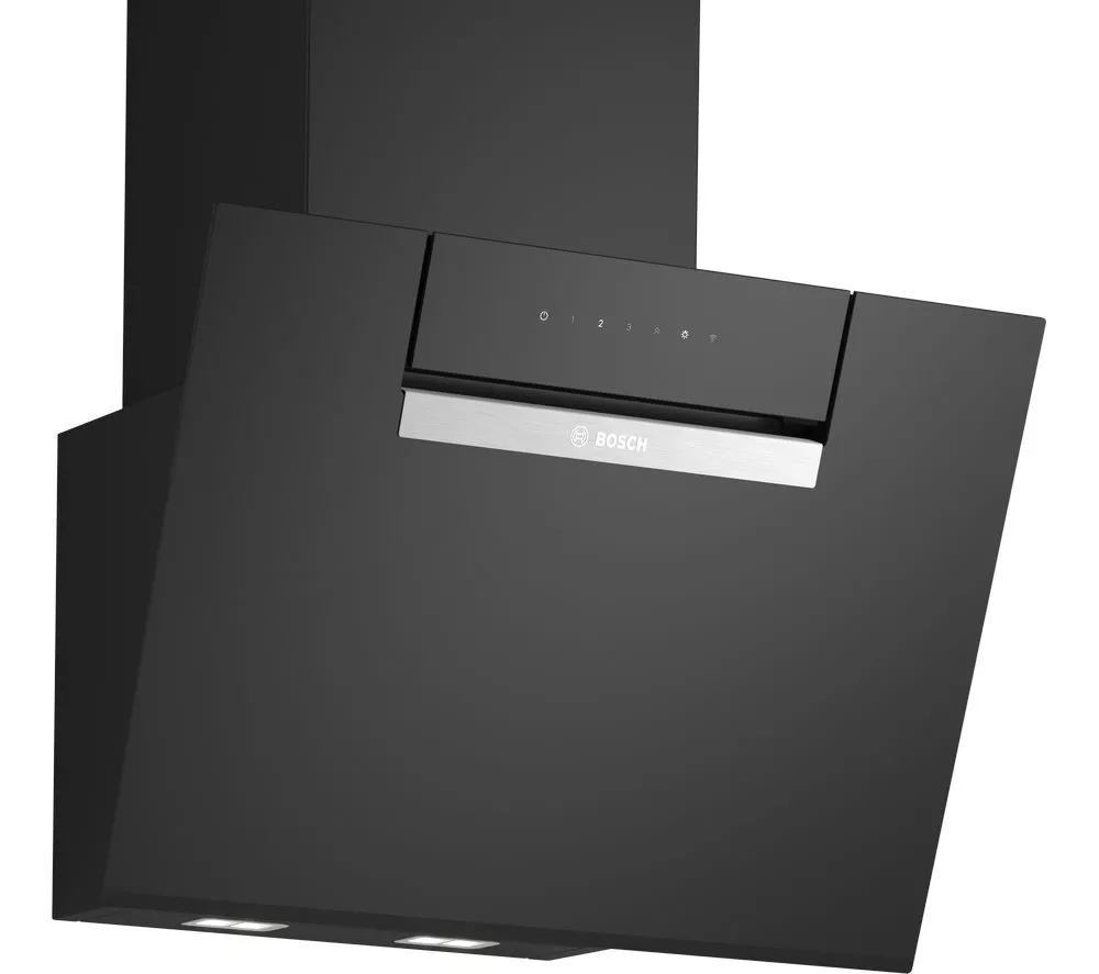 BOSCH Series 4 DWK67FN60B Chimney Smart Cooker Hood - Black