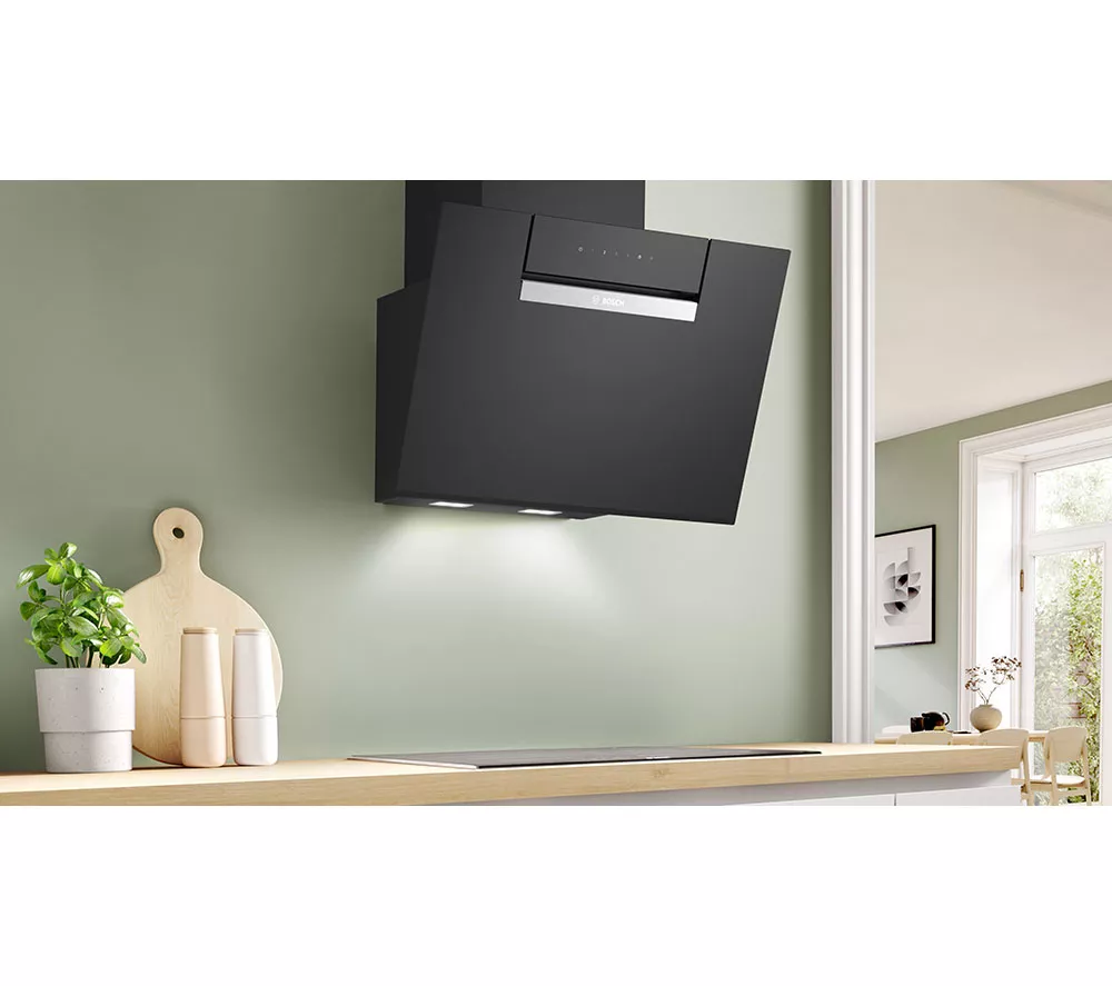 BOSCH Series 4 DWK67FN60B Chimney Smart Cooker Hood - Black - Image 3