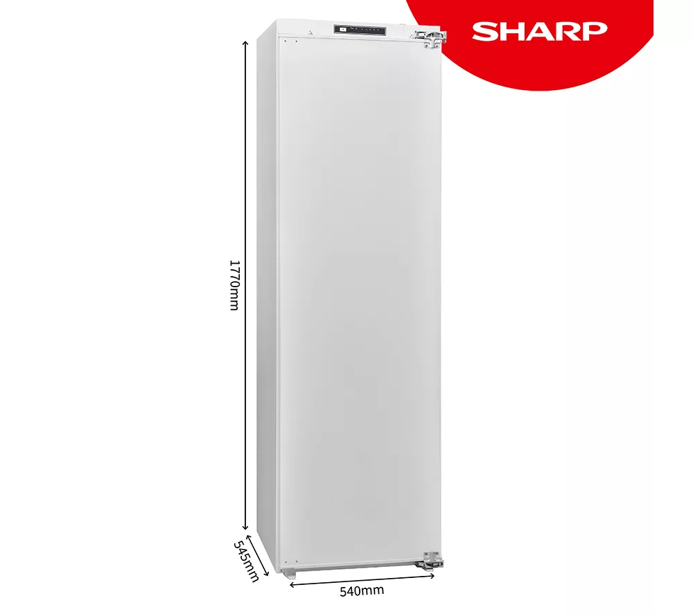 SHARP SJ-LE300E00X-EN Integrated Tall Fridge - Fixed Hinge
