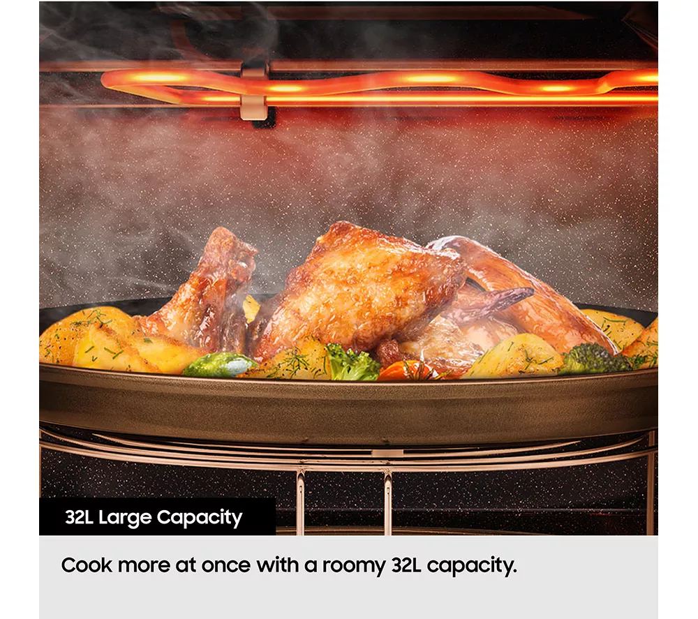 SAMSUNG MC32DB7746KCE3 Combination Microwave - Charcoal & Black - Image 5