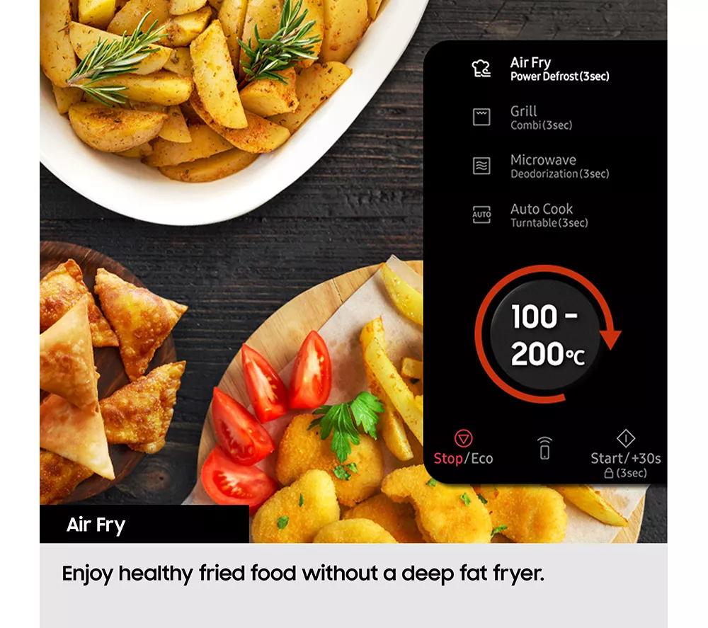 SAMSUNG MC32DB7746KCE3 Combination Microwave - Charcoal & Black - Image 6