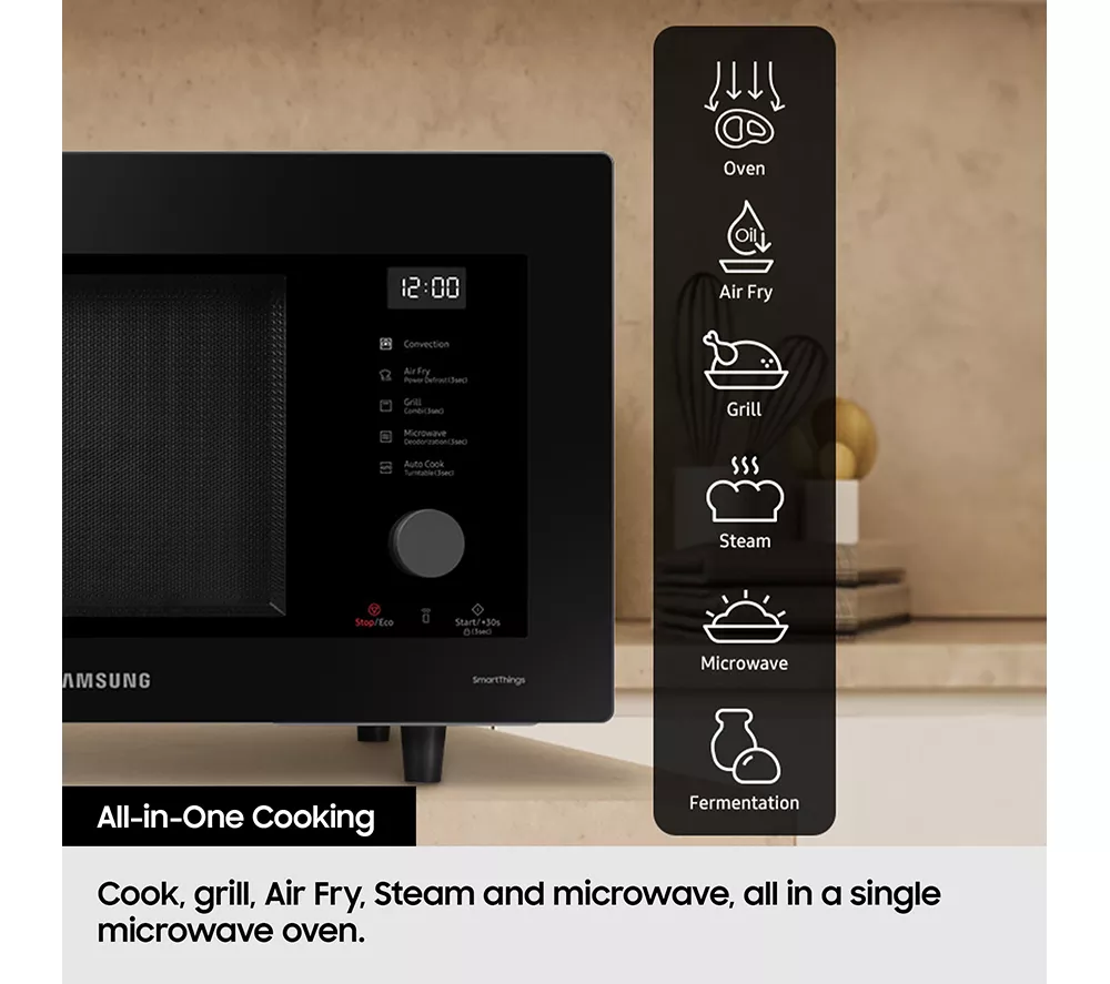 SAMSUNG MC32DB7746KCE3 Combination Microwave - Charcoal & Black - Image 7