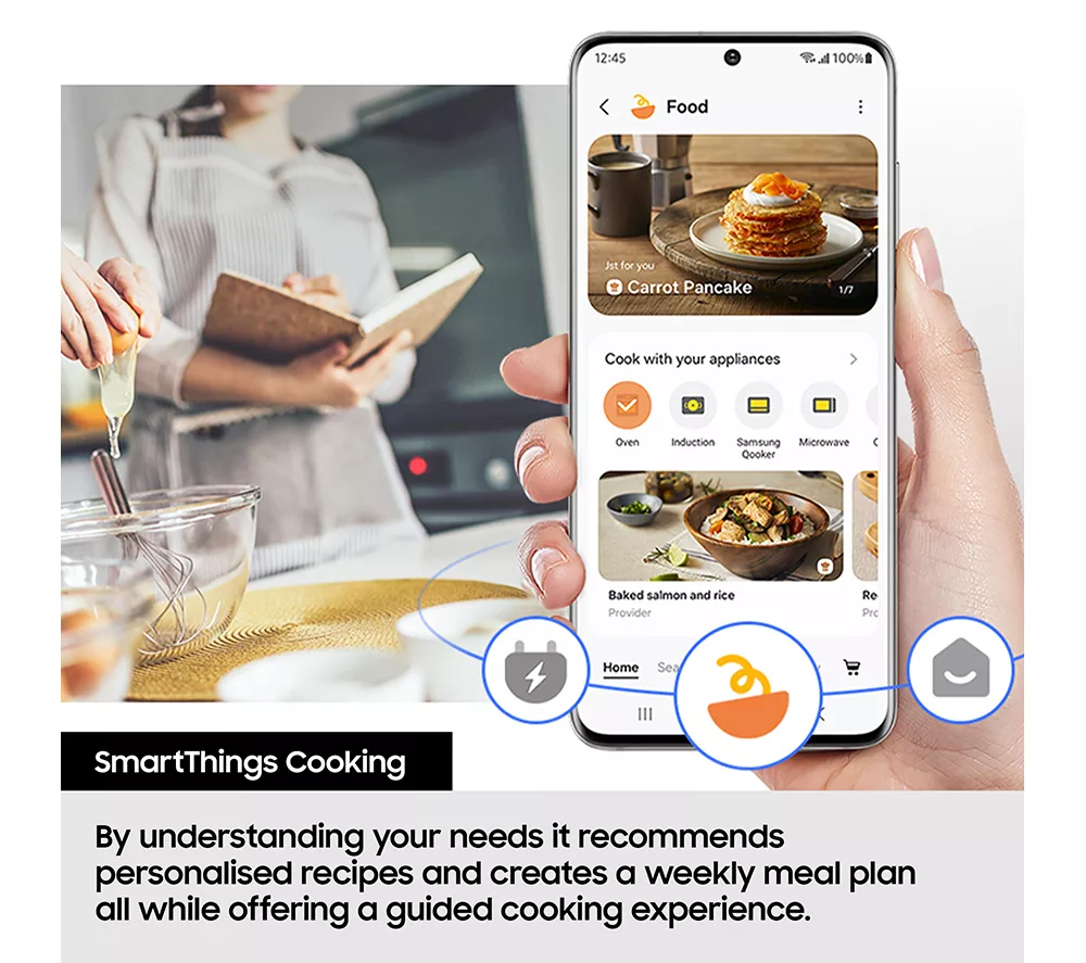 SAMSUNG MC32DB7746KCE3 Combination Microwave - Charcoal & Black - Image 11