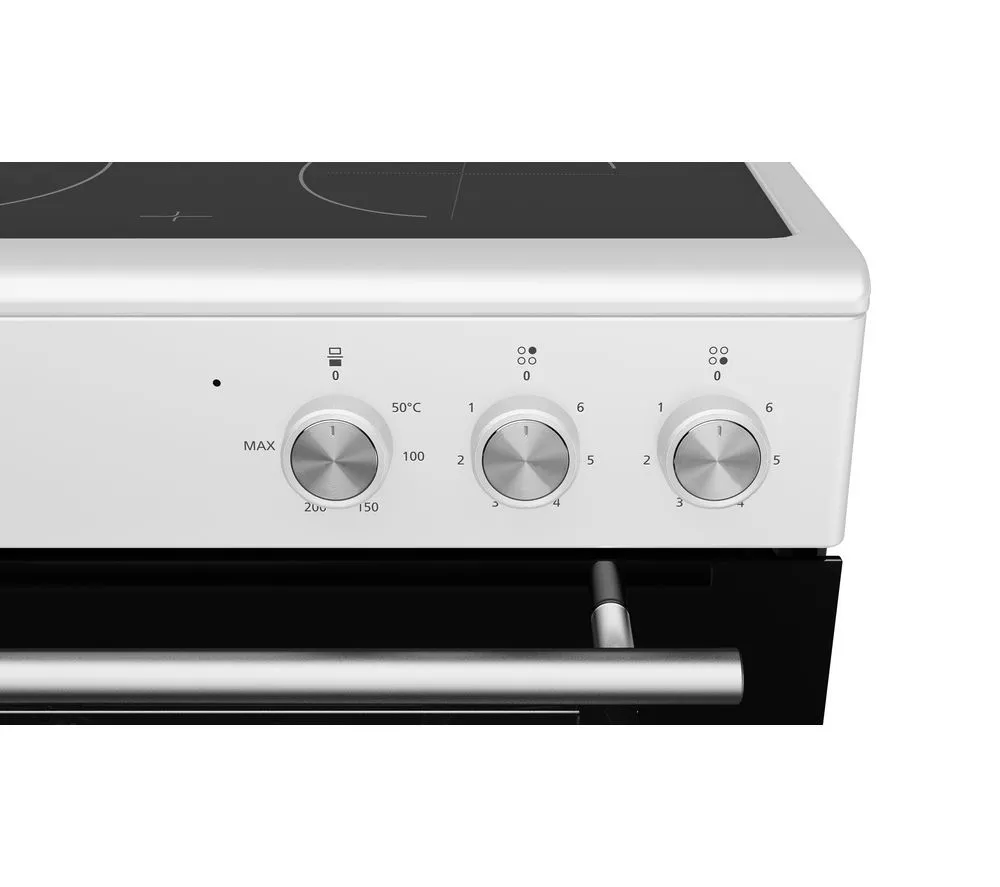 LOGIK LFTC60W24 60 cm Electric Ceramic Cooker - White - Image 6