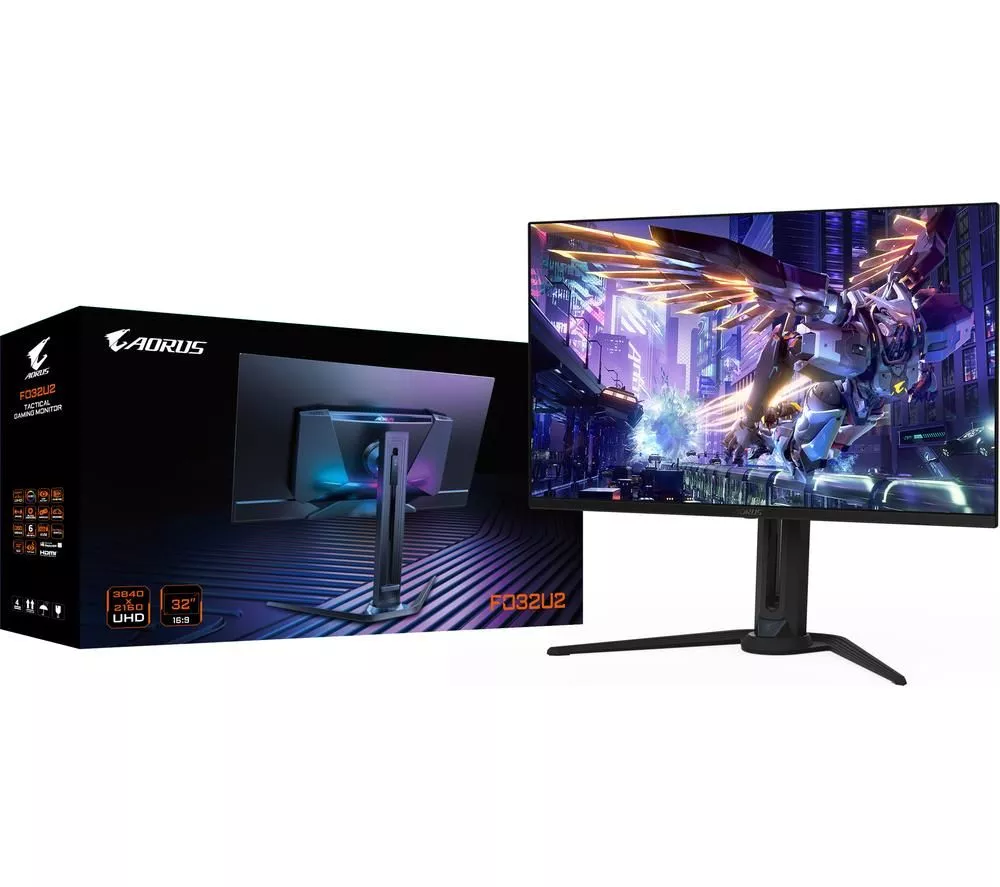 GIGABYTE AORUS FO27Q3 EK Quad HD 27" QD-OLED Gaming Monitor - Black - Image 3