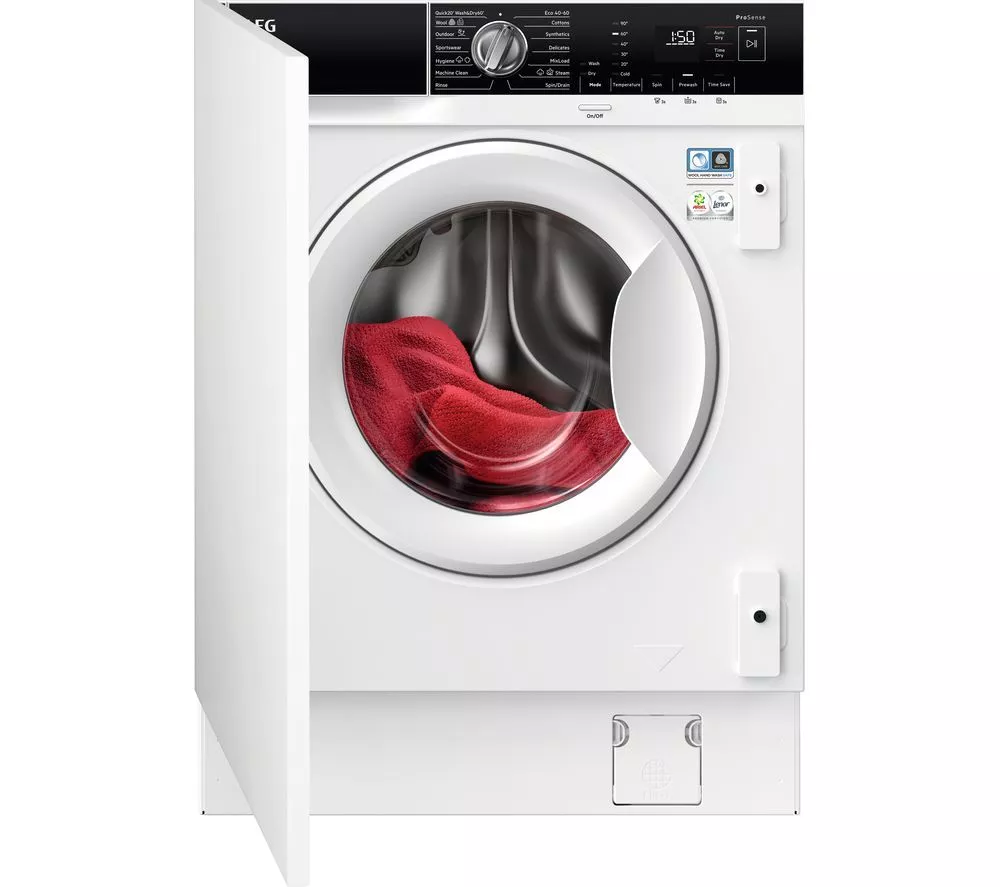 AEG 7000 Series L7WE74634BI Integrated 7 kg Washer Dryer