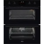 AEG SurroundCook DUB535060B Electric Built-under Double Oven - Black