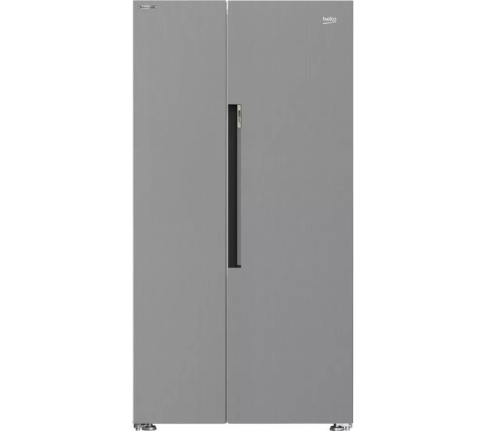 BEKO Pro ASP342NDVPX American-Style Smart Fridge Freezer - Brushed Steel