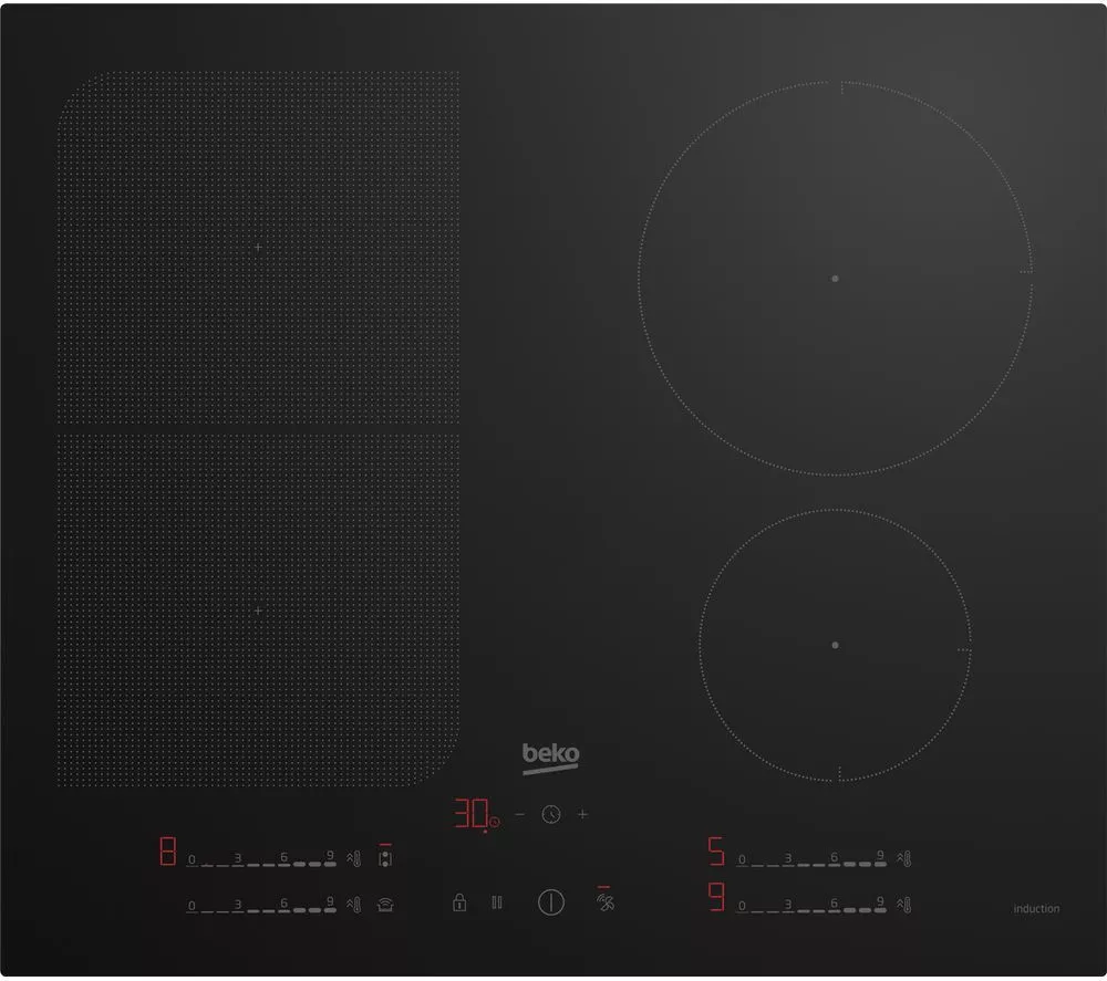 BEKO Pro HII64760UFT 59 cm Electric Induction Hob - Black
