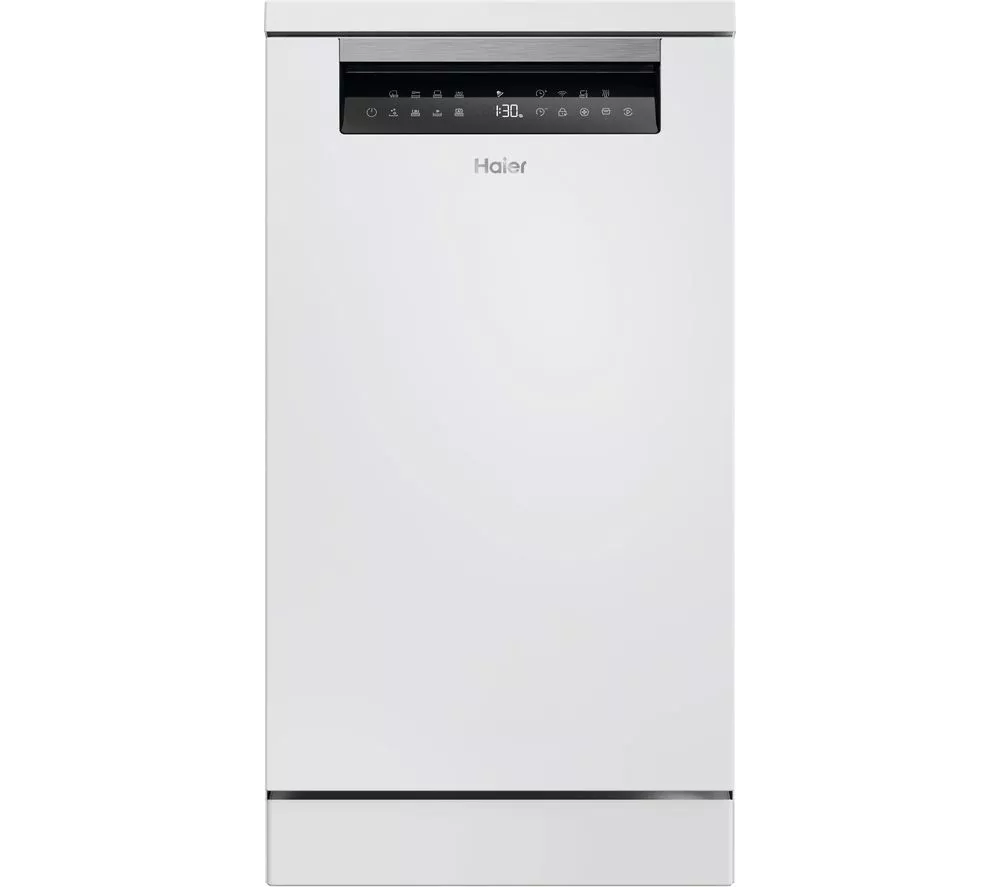 HAIER I Pro XF1C3TB1FW-80 Slimline WiFi-enabled Dishwasher - White