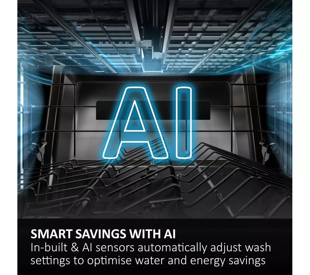 HAIER I Pro XF1C3TB1FW-80 Slimline WiFi-enabled Dishwasher - White