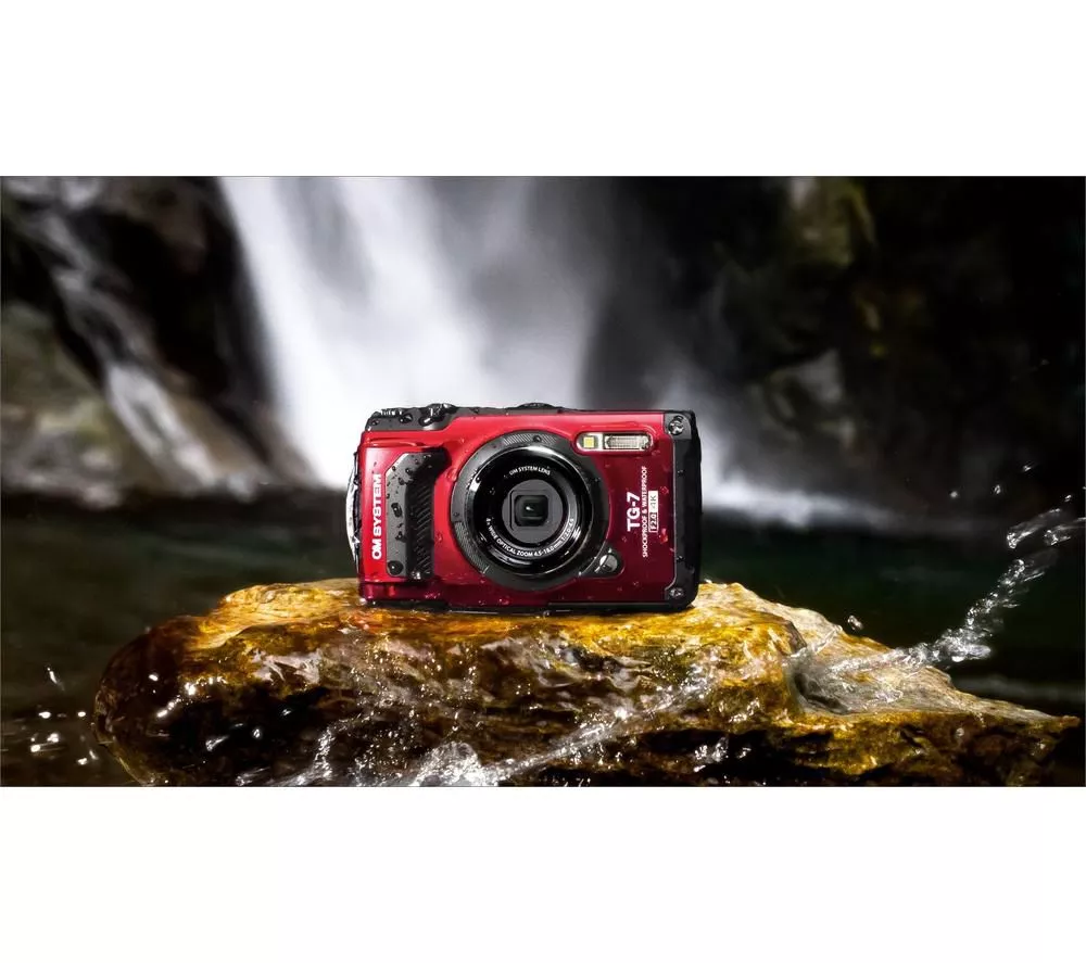 OM SYSTEM Tough TG-7 Digital Camera - Red