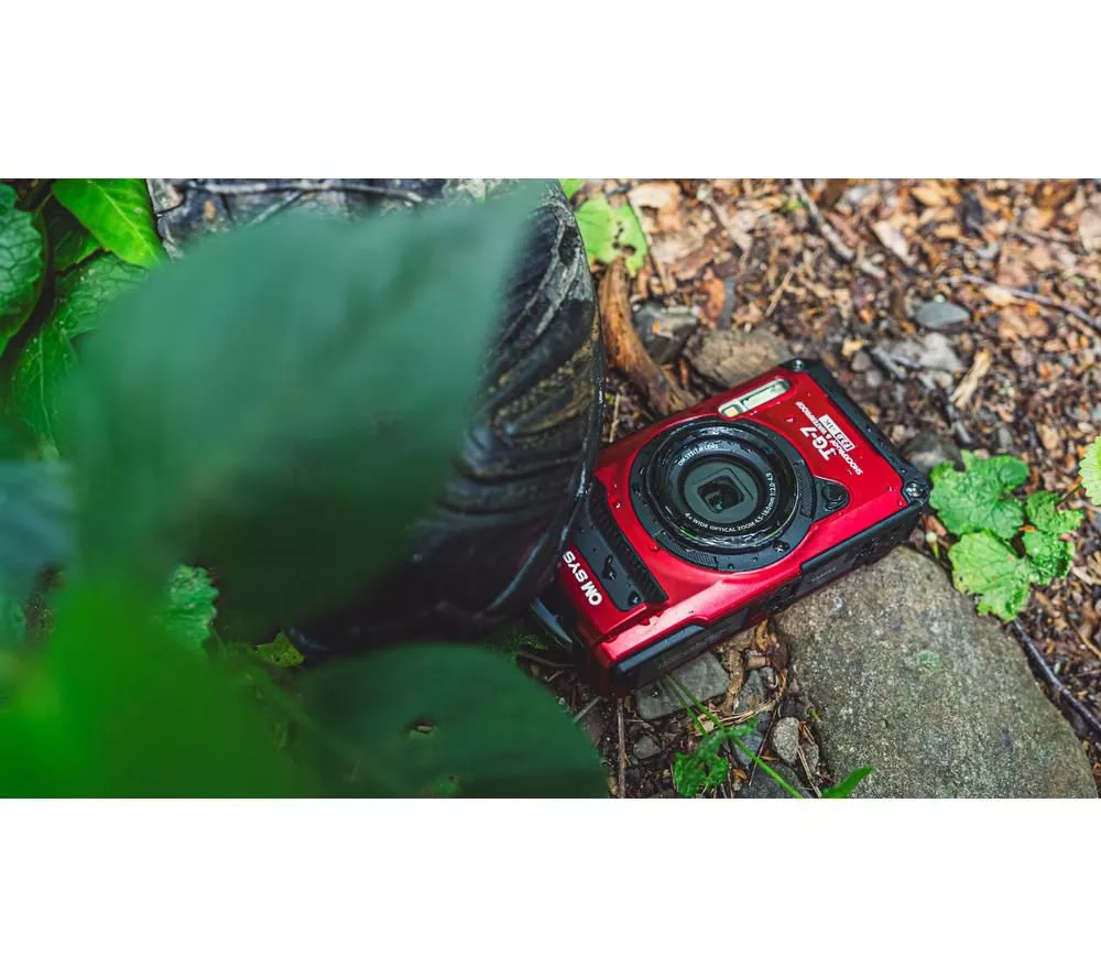 OM SYSTEM Tough TG-7 Digital Camera - Red