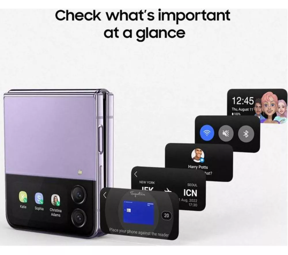 SAMSUNG Refurbished Galaxy Z Flip4 - 128 GB, Graphite (Excellent Condition) - Image 5