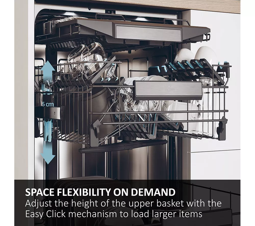 HAIER XI1C3TB2FB-80 Slimline Fully Integrated WiFi-enabled Dishwasher - Image 6
